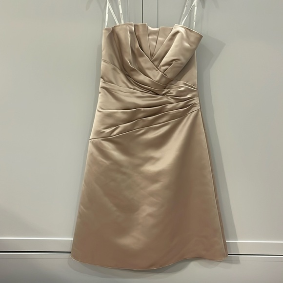Beautiful Neutral Colour Formal Gown - size 12 - Picture 1 of 6